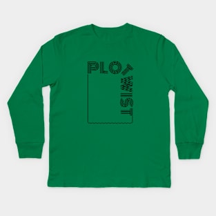 Plot Twist Kids Long Sleeve T-Shirt